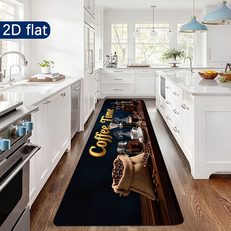 Commercial Kitchen Mats Anti Fatigue - Dywanik kuchenny Coffee Time z nadrukiem