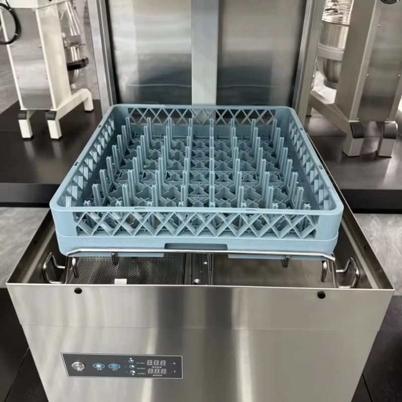 Commercial Kitchen Machinery - Profesjonalna zmywarka do naczyń ze stali