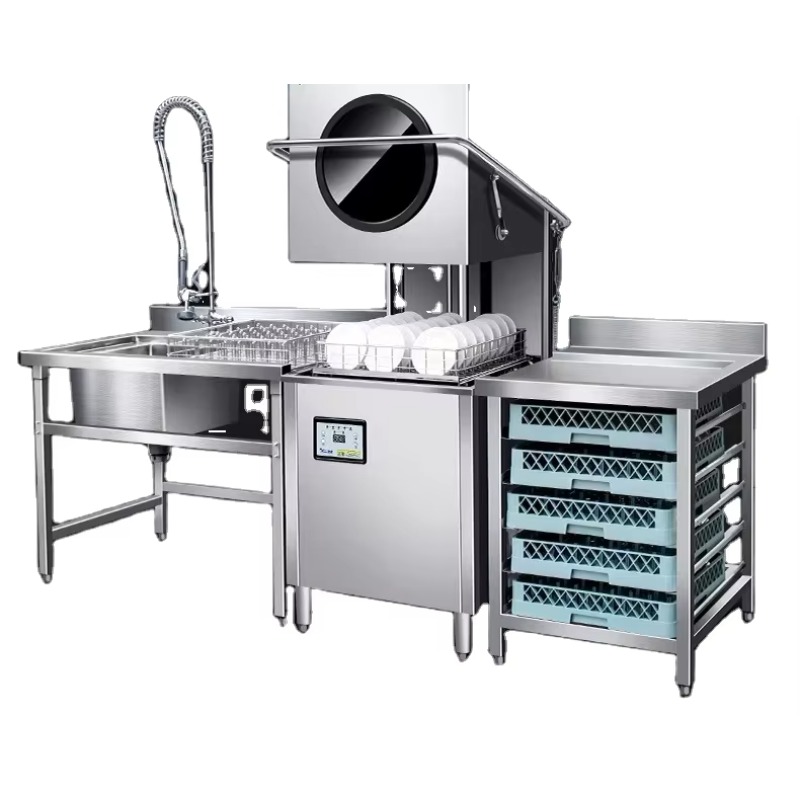 Commercial Kitchen Machinery - Profesjonalna, wolnostojąca, automatyczna, elektryczna zmywarka do