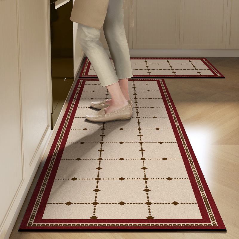 Commercial Kitchen Mats Anti Fatigue - Dywanik Kuchenny Podłogowy PVC Wodoodporny Skórzany