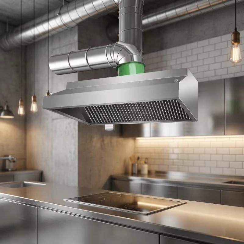 Commercial Kitchen Walls - Profesjonalna, konfigurowalna, ścienna okap kuchenny ze