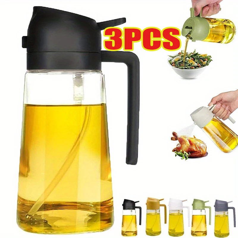 Commercial Kitchen Sprayer - Spray do oleju 2w1, plastikowa butelka