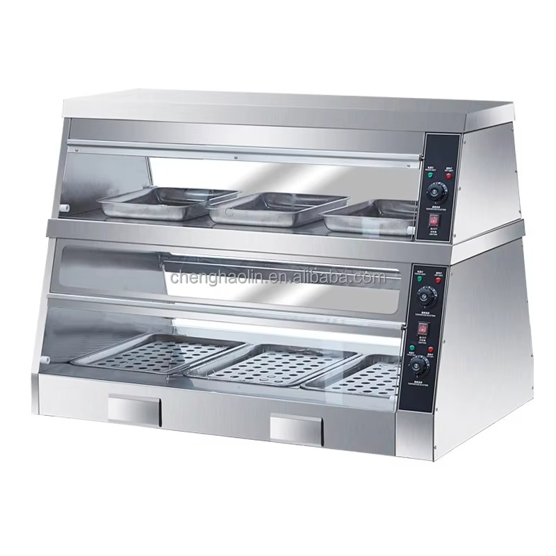 Commercial Kitchen Machinery - Ogrzewanie żywności Hamburger Smażony kurczak Elektryczna