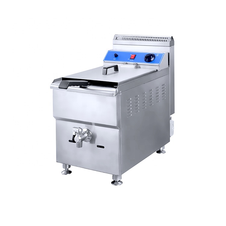 Commercial Kitchen Outlets - Profesjonalna frytownica z odprowadzaniem dymu, kosz