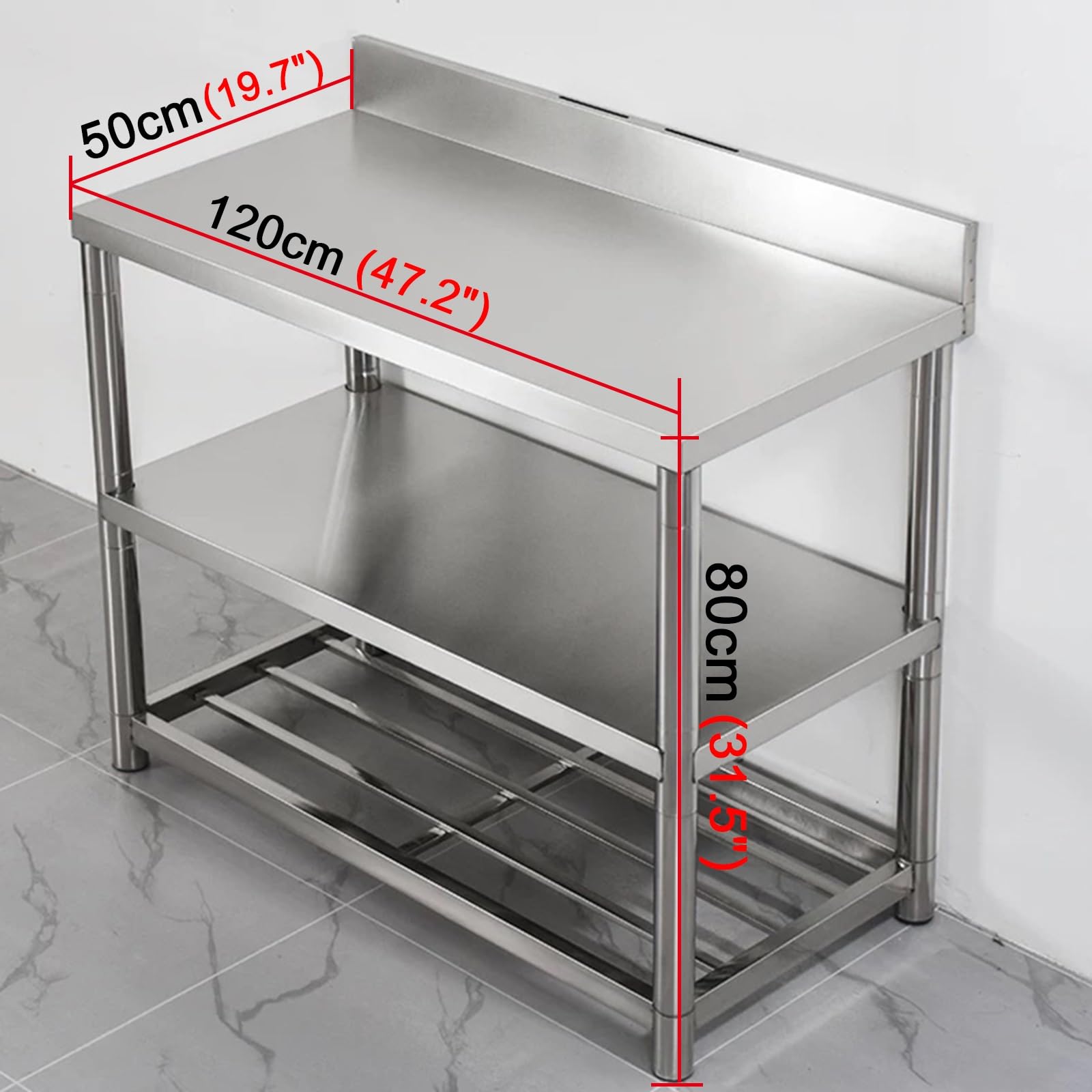 Stół roboczy ze stali nierdzew – Commercial Kitchen Bench recenzja i cena
