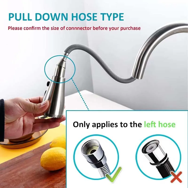 1/2PCS Przedłużacz do kranu ku – Commercial Kitchen Tap recenzja i cena
