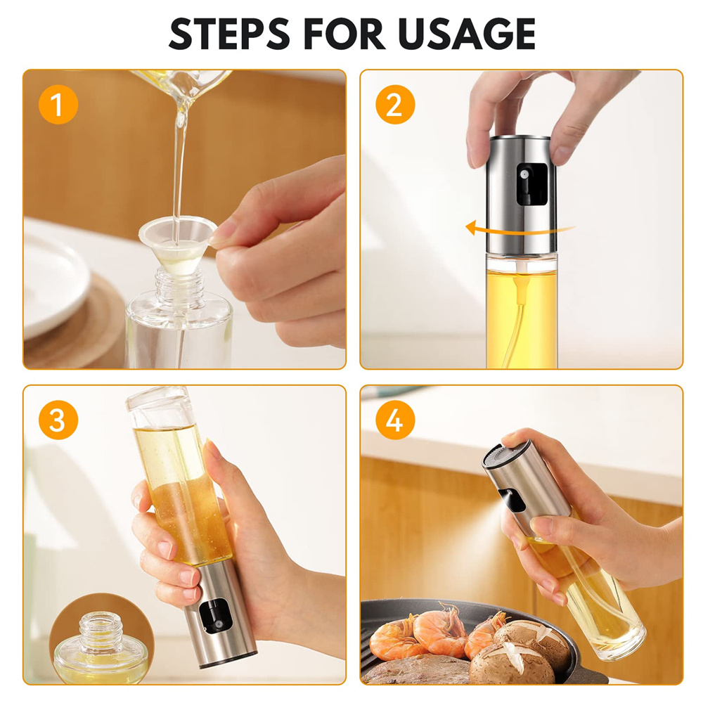 Szklany rozpylacz do oleju do  – Commercial Kitchen Sprayer recenzja i cena