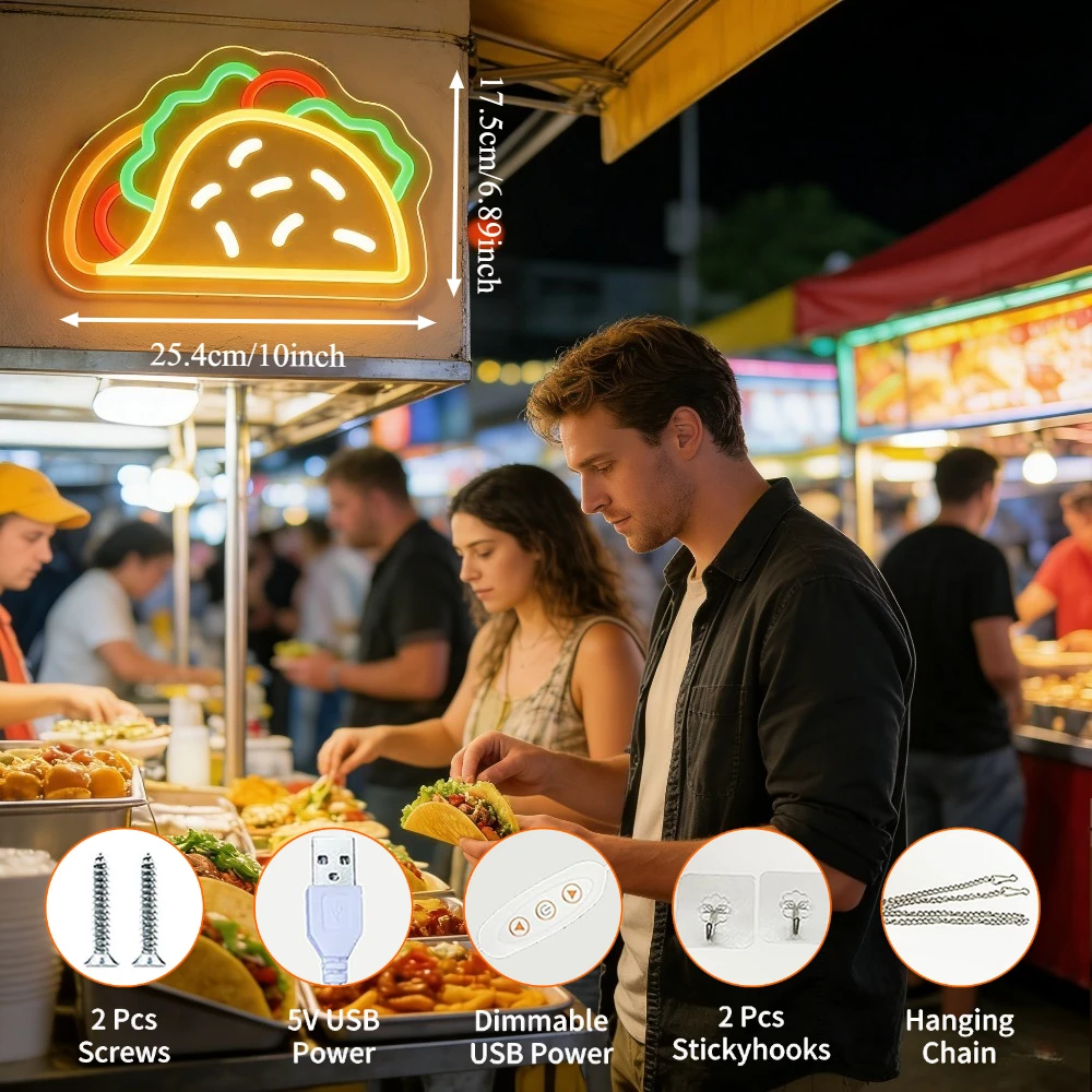 Neonowy znak LED w kształcie t – Commercial Kitchen Walls recenzja i cena