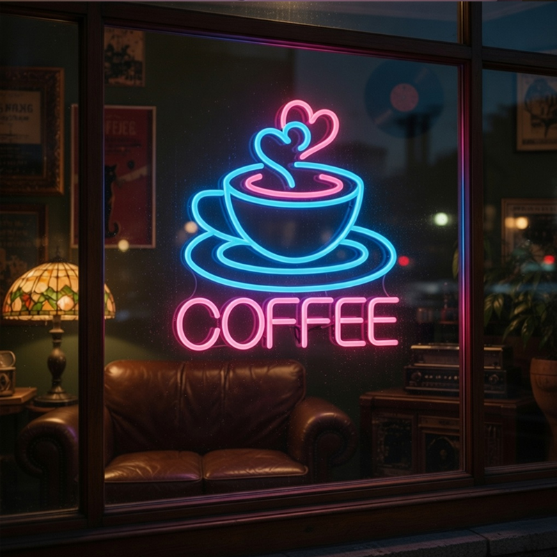 Neonowy Znak LED z Motywem Kaw – Commercial Kitchen Walls recenzja i cena