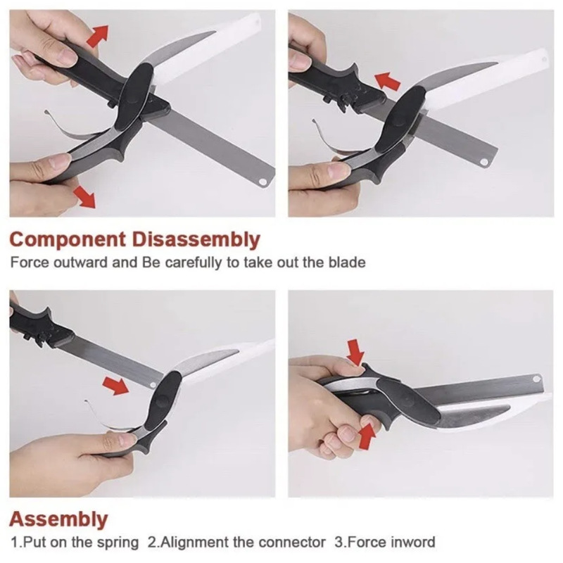 Nożyce kuchenne 2 w 1 ze stali – Commercial Kitchen Knives recenzja i cena