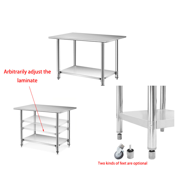 Stół roboczy ze stali nierdzew – Commercial Kitchen Bench recenzja i cena